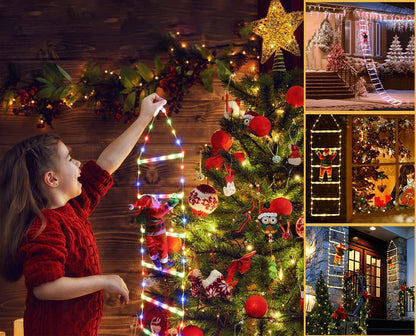 LumiNoël™ Père Noël grimpant avec éclairage LED