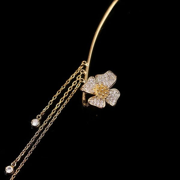 Celestelle™ – Boucles d’Oreilles Papillon & Fleur à Pampilles (50% de Réduction) - Science Factory FR
