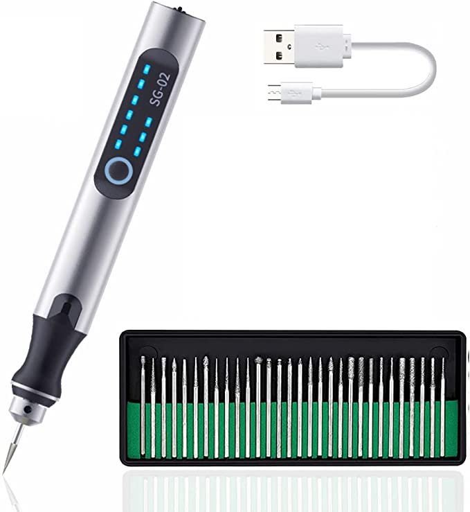 ArtScribe™ – Stylo graveur professionnel + 30 embouts GRATUITS !