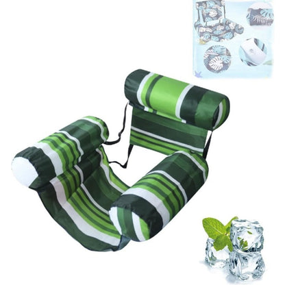 FloatZen™ | Fauteuil flottant gonflable avec siège en maille et dossier réglable